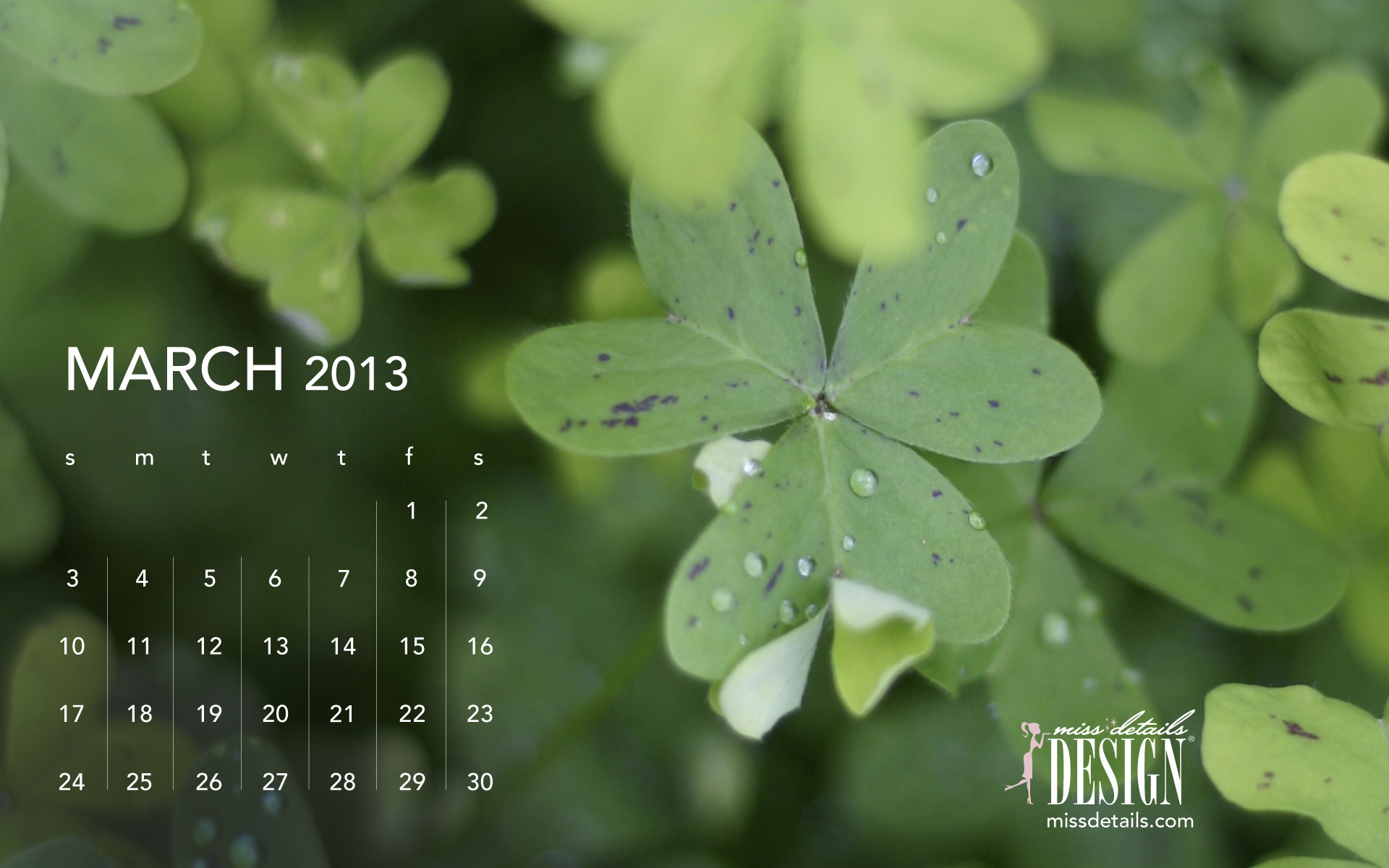 March Desktop Calendars