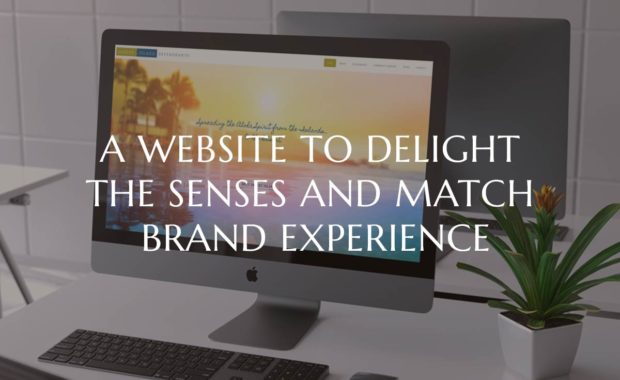 website design to engage the sense