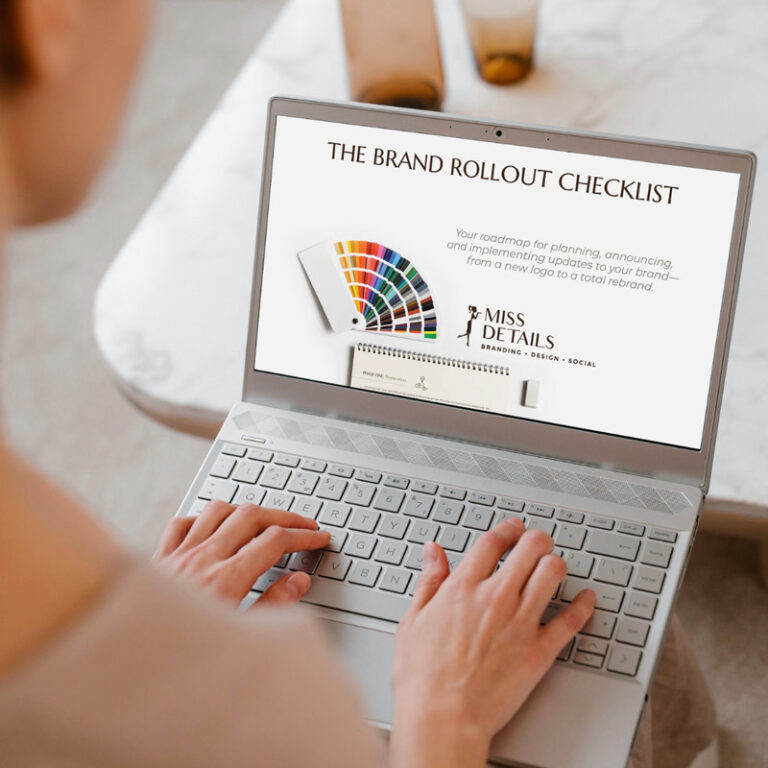 Brand Rollout Checklist | Miss Details, Scottsdale, Arizona